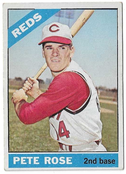 1966 Pete Rose (Cincinnati Reds) Topps Baseball Card - Better Grade