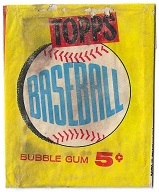 1960 Topps Baseball Wax Pack Wrapper #1 