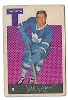 1962 - 63 Richard Duff Parkhurst (NHL) Hockey Card