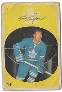 1962 - 63 Robert Pulford Parkhurst (NHL) Hockey Card