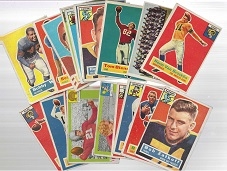 1956 Topps Football Cards Lot of (18) With (2) 1955 Topps All-Americans