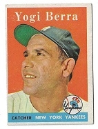 1958 Yogi Berra (HOF) Topps Baseball Card - Nice Grade
