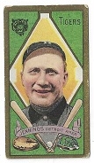 1911 Hughie Jennings (HOF) T205 Gold Border Tobacco Card - Better Grade