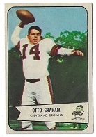 1954 Otto Graham (HOF) Bowman Football Card - High Grade