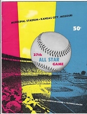 1960 MLB All-Star Game Program at Kansas City - High Grade
