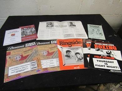 1986 - 1997 Boxing Memorabilia Lot - (9) Items