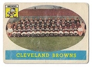 1950's Cleveland Browns (NFL) Team Card 