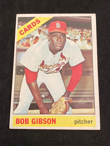 1966 Bob Gibson (HOF) Topps Baseball Card