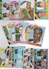 1966 Topps Baseball Cards Lot of (22) with Minor Stars & Commons - #4