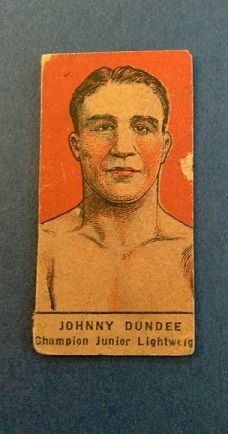 1920's Johnny Dundee Boxing Strip Card