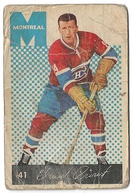 1962-63 Claude Provost Parkhurst Hockey Card