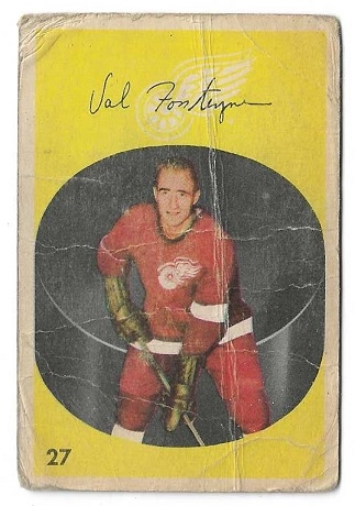 1962-63 Val Fonteyne (Detroit Red Wings) Parkhurst Hockey Card