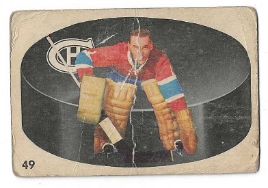 1962-63 Jacques Plante (HOF) Parkhurst Hockey Card