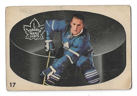 1962-63 Larry Hillman (Toronto Maple Leafs) Parkhurst Hockey Card