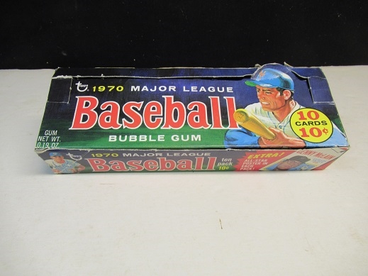 1970 Topps Better Grade Display Box, (2) Wax Packs & Some Loose Cards with Stars