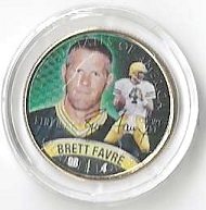 Green Bay Packers Lot of (3) Coins with Certificate of Authenticity 