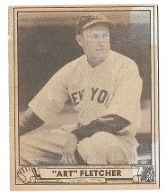 1940 Art Fletcher Play Ball Baseball Card