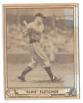 1940 Elbie Fletcher Play Ball Baseball Card