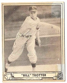 1940 Bill Trotter Playball Baseball Card