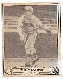 1940 Bill Posedel Playball Baseball Card