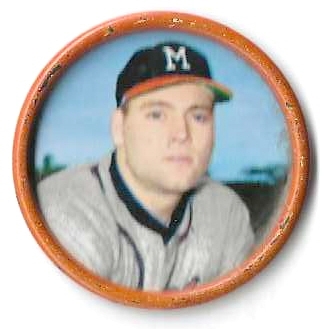 1963 Bob Shaw (Milwaukee Braves) Salada Coin