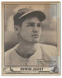 1940 Eddie Joost (Cincinnati Reds) Play Ball Baseball Card
