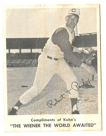 1963 Bob Purkey Kahn's Wieners Baseball Card