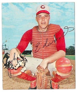 1964 Johnny Edwards Kahn's Wieners Baseball Card