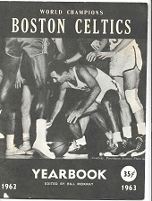 1962 - 63 Boston Celtics (NBA) Official Yearbook 