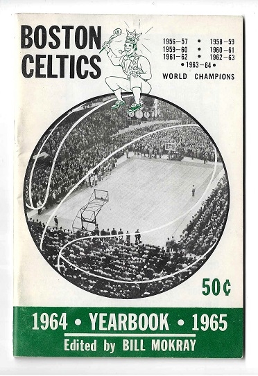 1964 - 65 Boston Celtics Official Yearbook & Media Guide