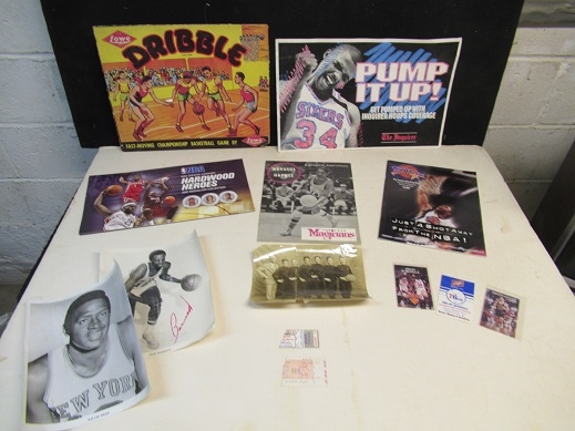 1930's Through 2000's Pro Basketball Lot of (12) Items 