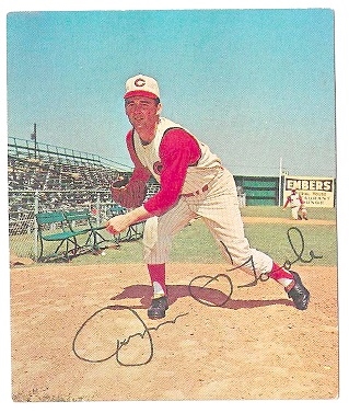1965 Jim O'Toole Kahn's Wieners Baseball Card