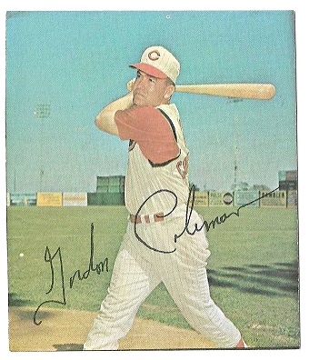 1965 Gordy Coleman Kahn's Wieners Baseball Card