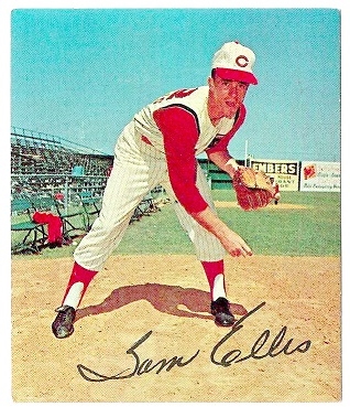 1965 Sammy Ellis  Kahn's Wieners Baseball Card