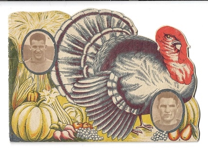 1922 Washington U. Huskies vs. Oregon Ducks Thanksgiving Day Turkey Shaped Football Program