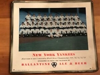 1954 NY Yankees (Ballantine Beer) Large Size Team Display Piece