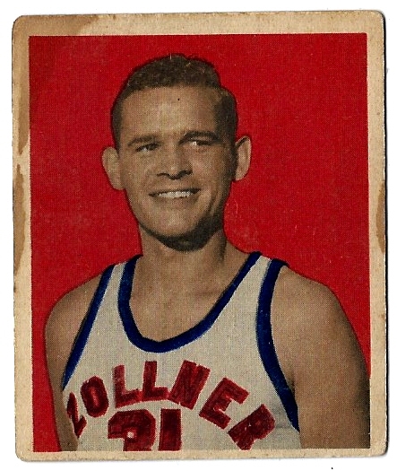 1948 Bowman Basketball - Paul Armstrong - Ft. Wayne Zollner Pistons - About Mid Grade