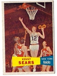 1957 Topps Basketball (NBA) Kenny Sears - New York Knicks