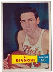 1957 Topps Basketball (NBA) Al Bianchi - Syracuse Nats