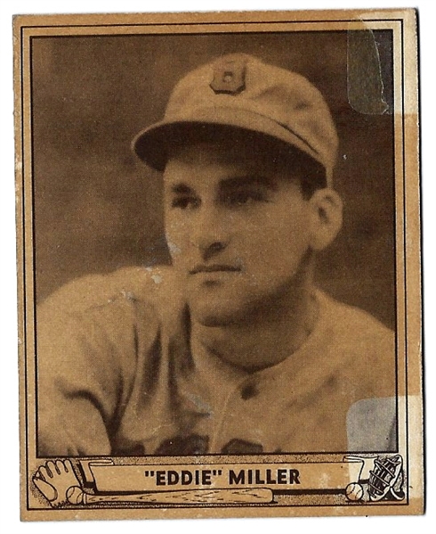 1940 Play Ball - Eddie Miller (Boston Bees) - Better Grade Card 