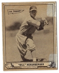 1940 Play Ball - Willard Hershberger (Cincinnati Reds) - Better Grade Card