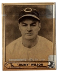 1940 Play Ball - Jimmy Wilson (Cincinnati Reds) - Better Grade Card