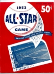 1953 MLB All-Star Game Program at Cincinnati - High Grade