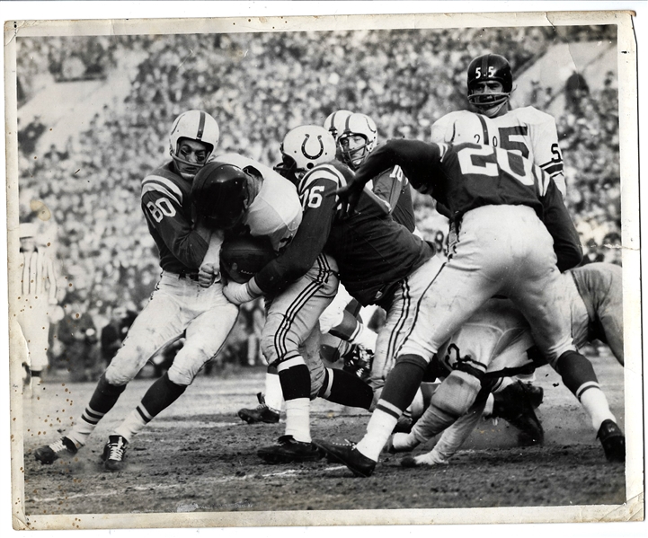 1959 NFL Championship Title Game - Colts vs. Giants - Original Press Photo
