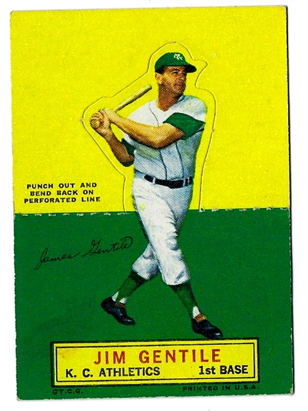 1964 Topps Stand Up - Jim Gentile (KC Athletics) Baseball Card