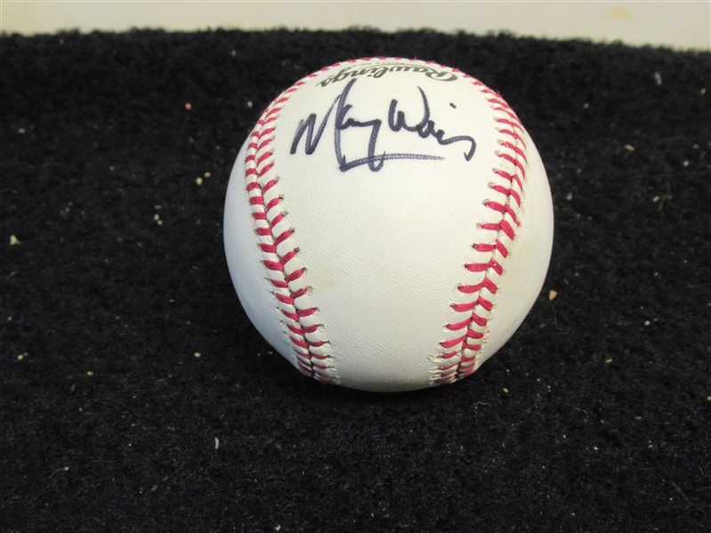 Maury Wills (LA Dodgers) Rawlings Autographed ONL Baseball 