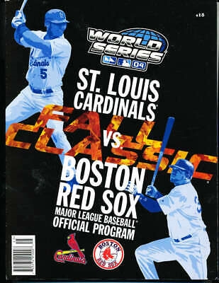 2004 World Series Official Program - Cardinals vs. Red Sox