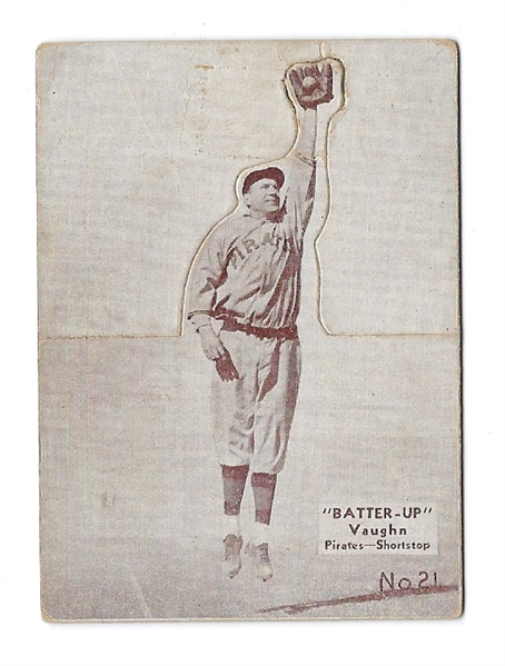 1934 Batter Up - Arky Vaughn (HOF) - Baseball Card