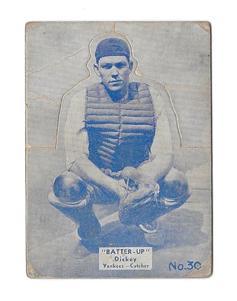1934 Batter Up - Bill Dickey (HOF - NY Yankees) - Baseball Card