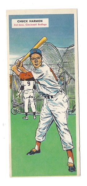 1955 Topps Doubleheader - Bob Skinner  &  Chuck Harmon Baseball Card   - Better Grade